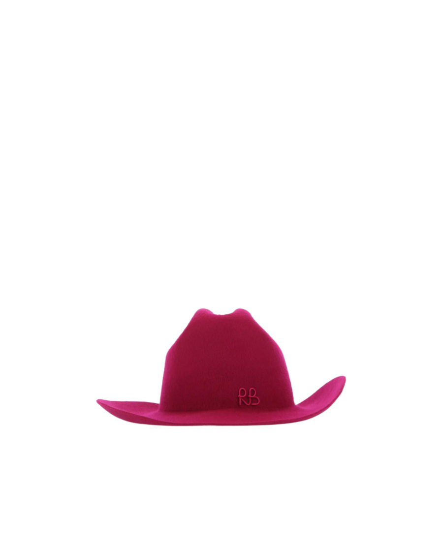 Ruslan Baginskiy Logo Embroidered Wide Brim Cowboy Hat In Red