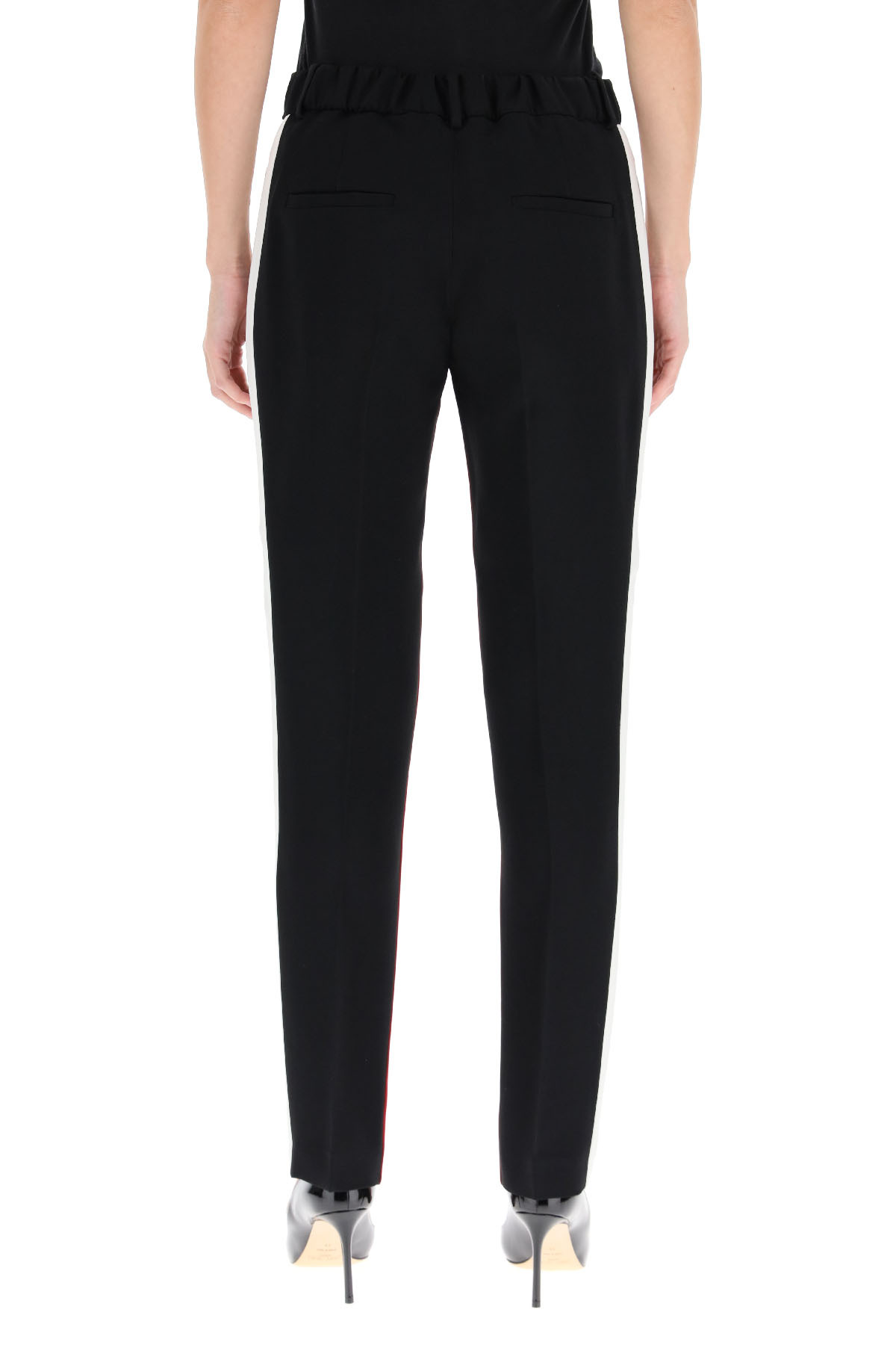 N°21 Crepe Straight-leg Trousers In Black