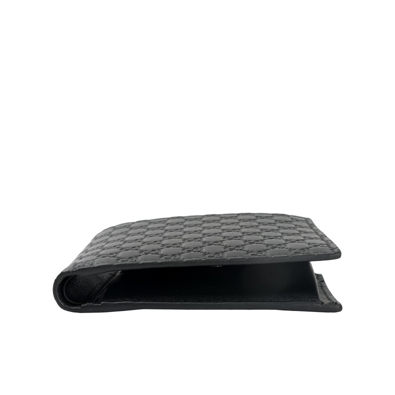 Gucci Black Double G Short Wallet In Black