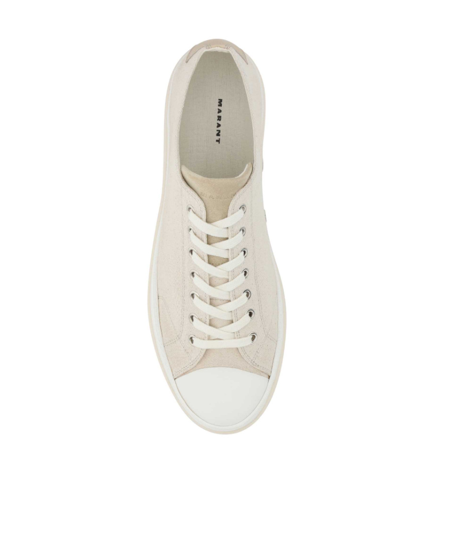 Isabel Marant Lace-up Low-top Sneakers In White