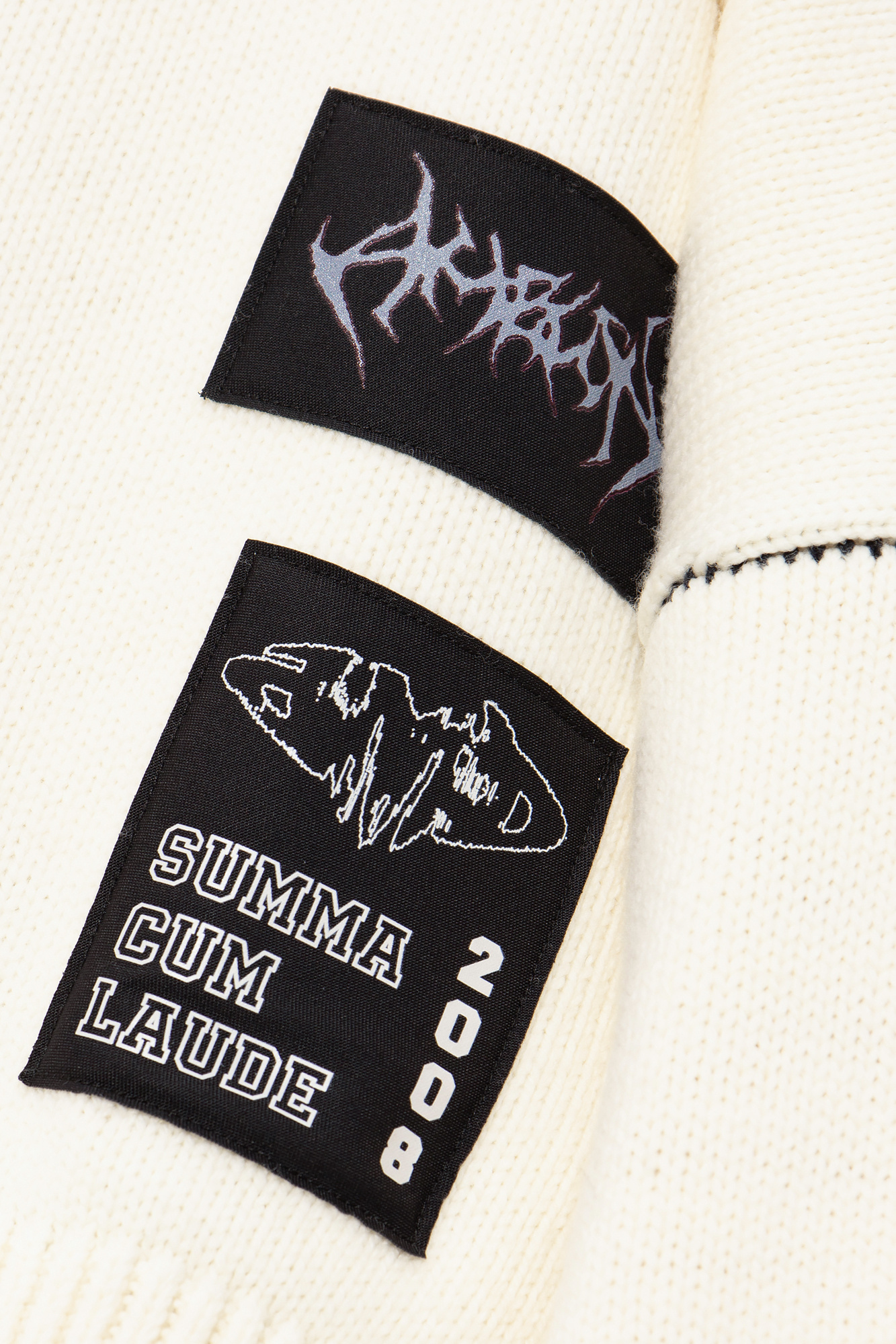 Shop Ambush Logo-patch Cropped Jumper In White