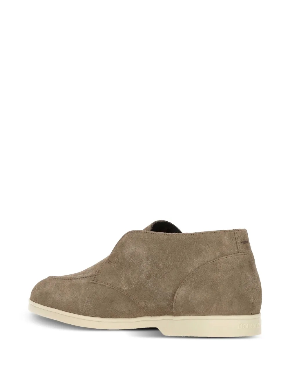 Doucal's Round Toe Casual Shoes In Brown