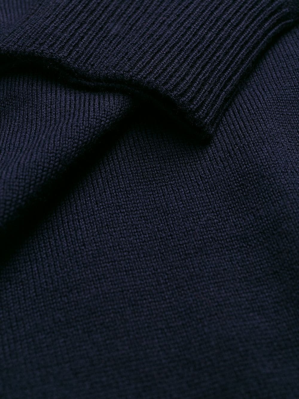 Apc Ribbed Roll Neck Jumper In Black