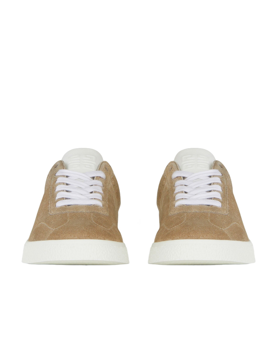 Givenchy Logo Debossed Town Sneakers In Brown