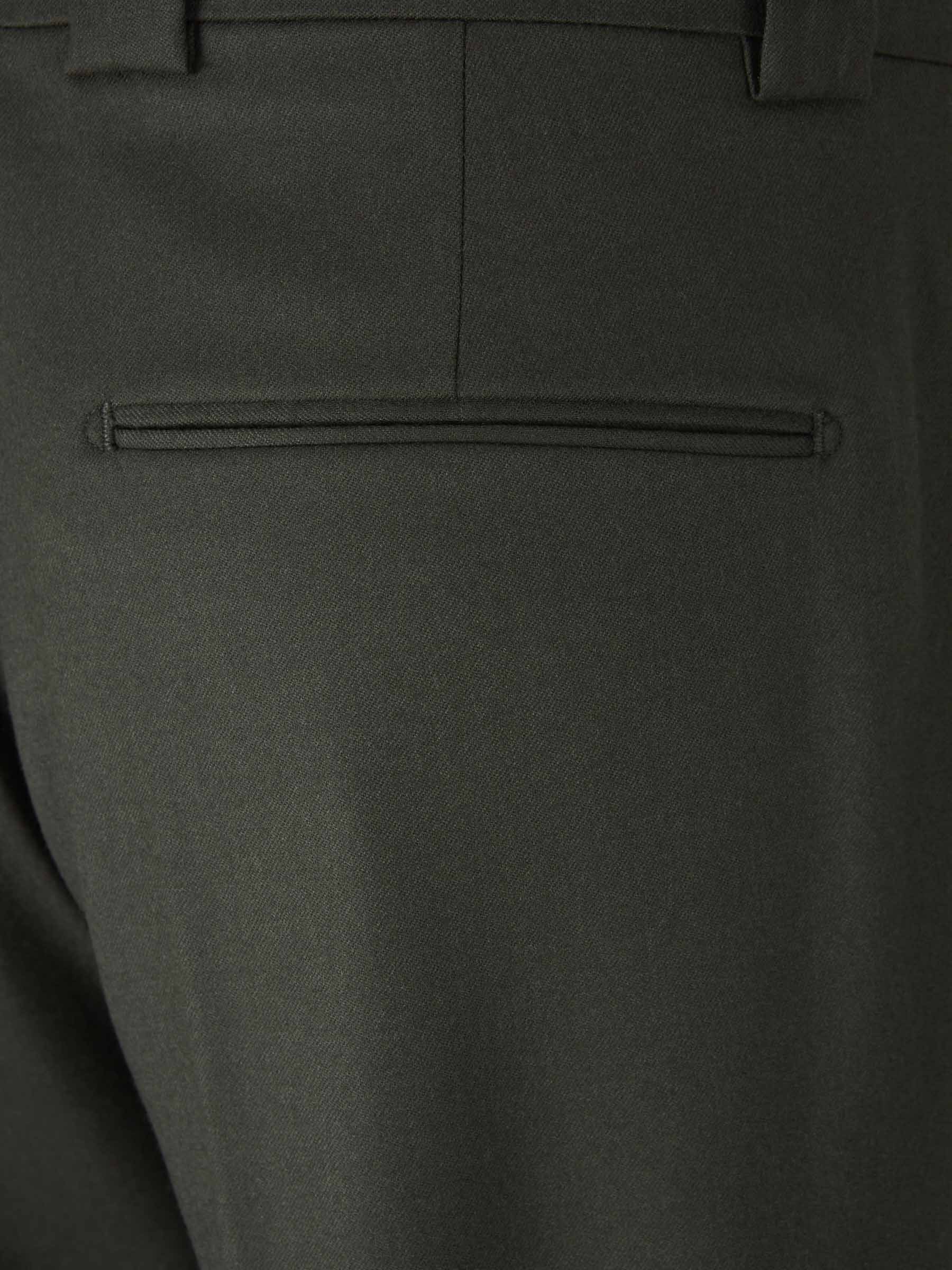 Berwich Wool Trousers In Black