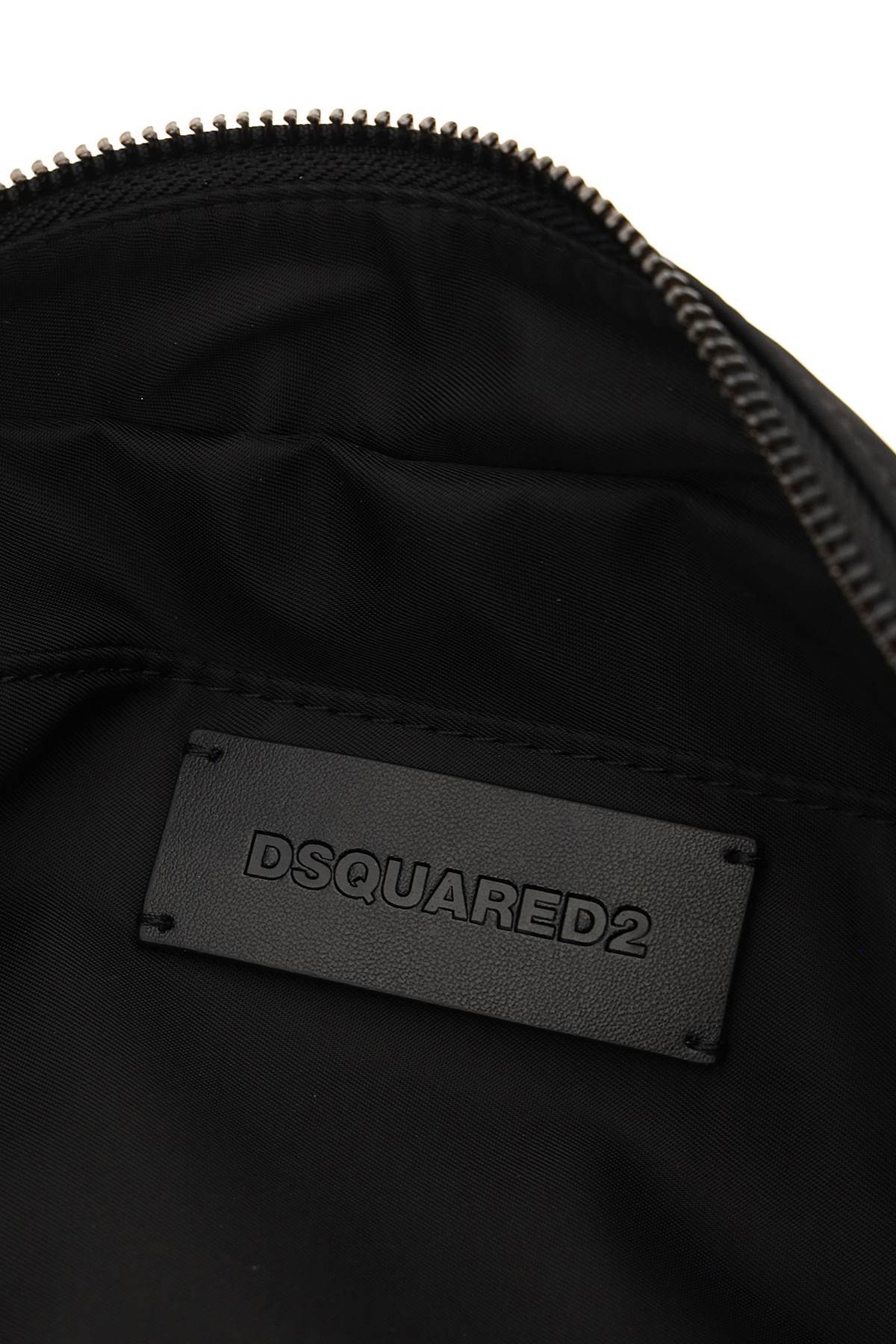 DSQUARED2 ICON-PRINT WASH BAG