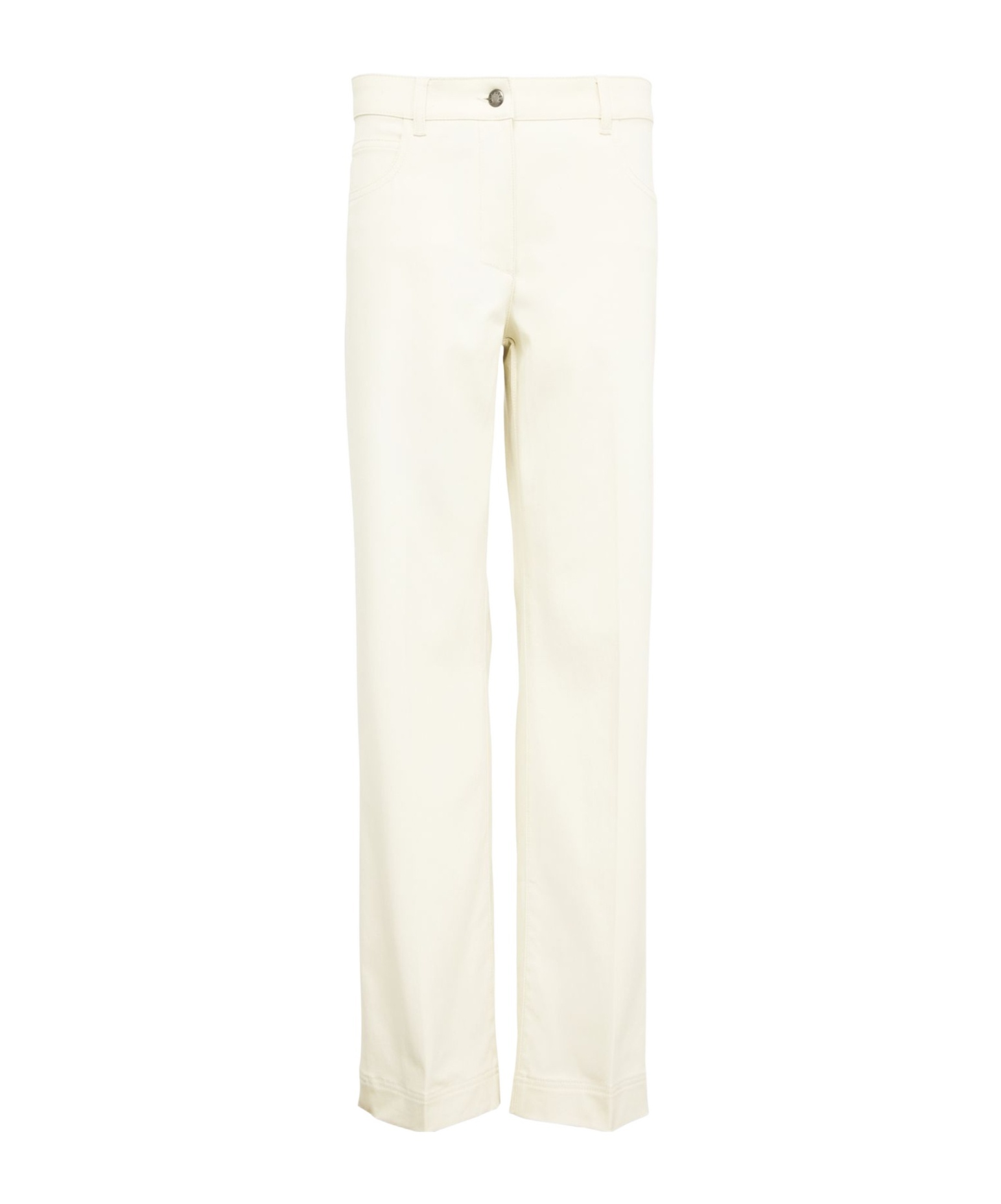Moncler Belt-loop Casual Pants In White