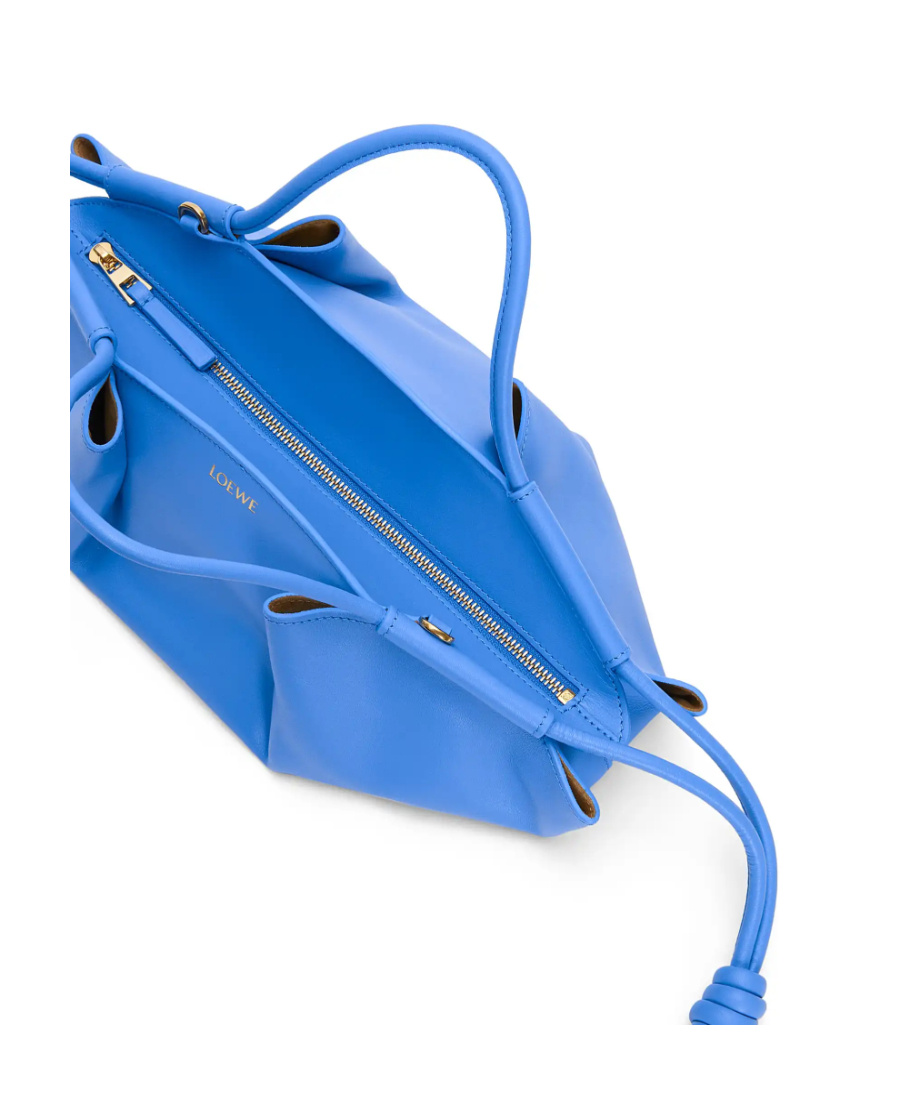 Loewe Small Paseo Logo Shoulder Bag In Blue