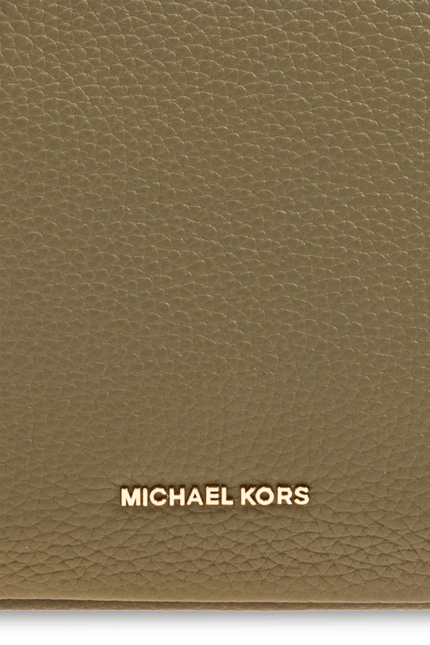 Michael Michael Kors Logo Shoulder Bag In Brown