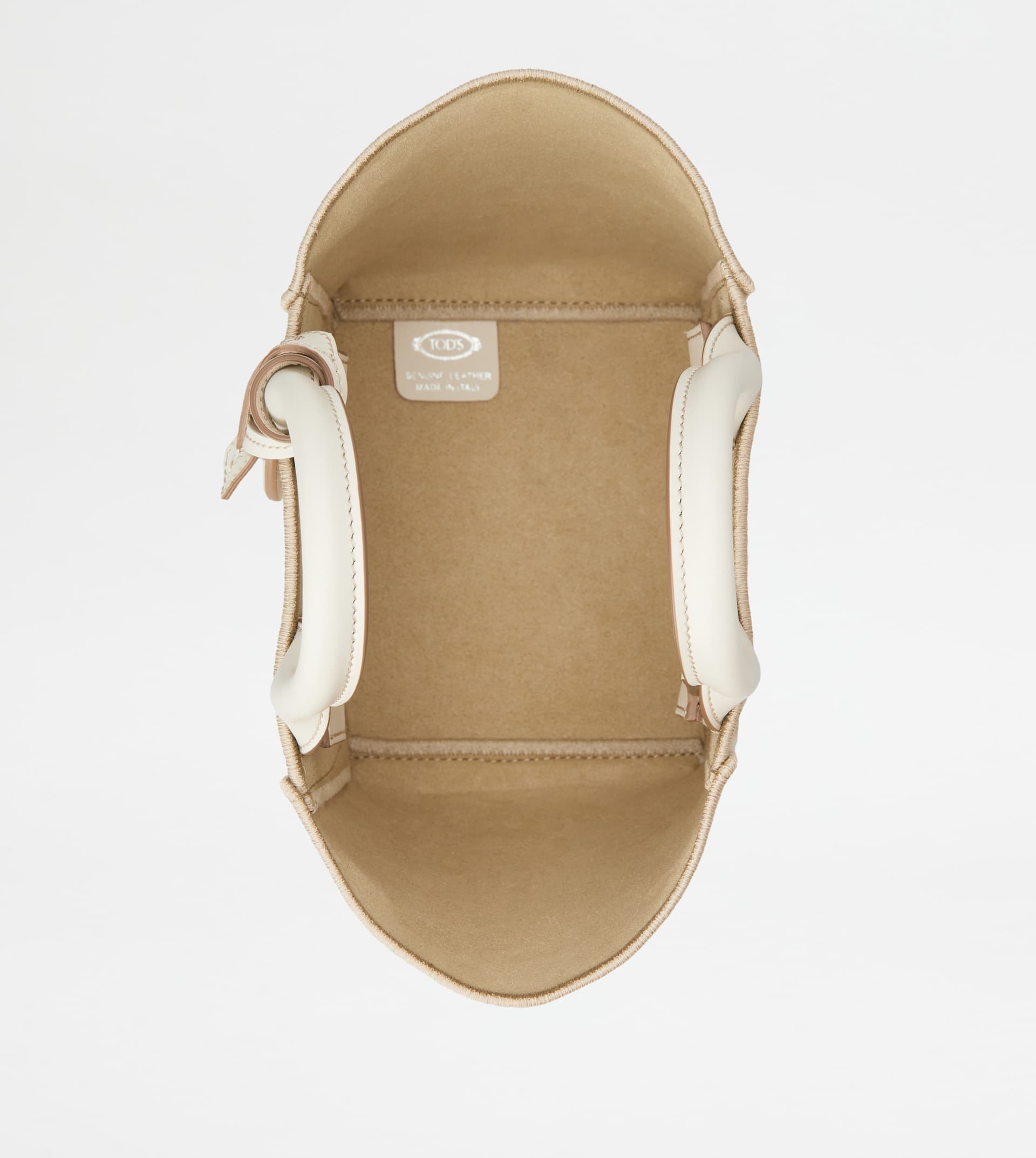 Tod's Double Up Mini Shoulder Bag In Nude