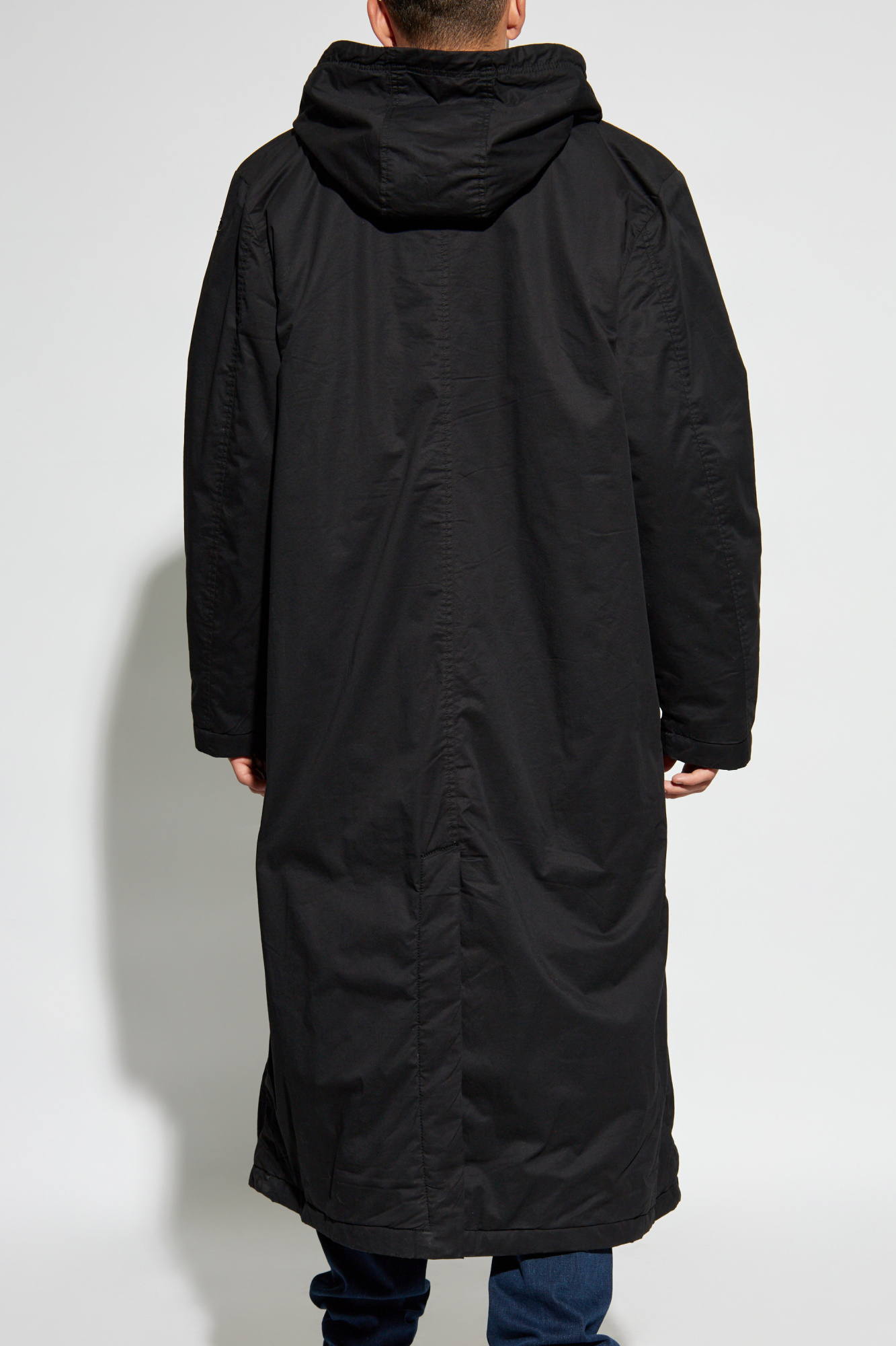 Diesel J-marlon Single-breasted Coat In Black
