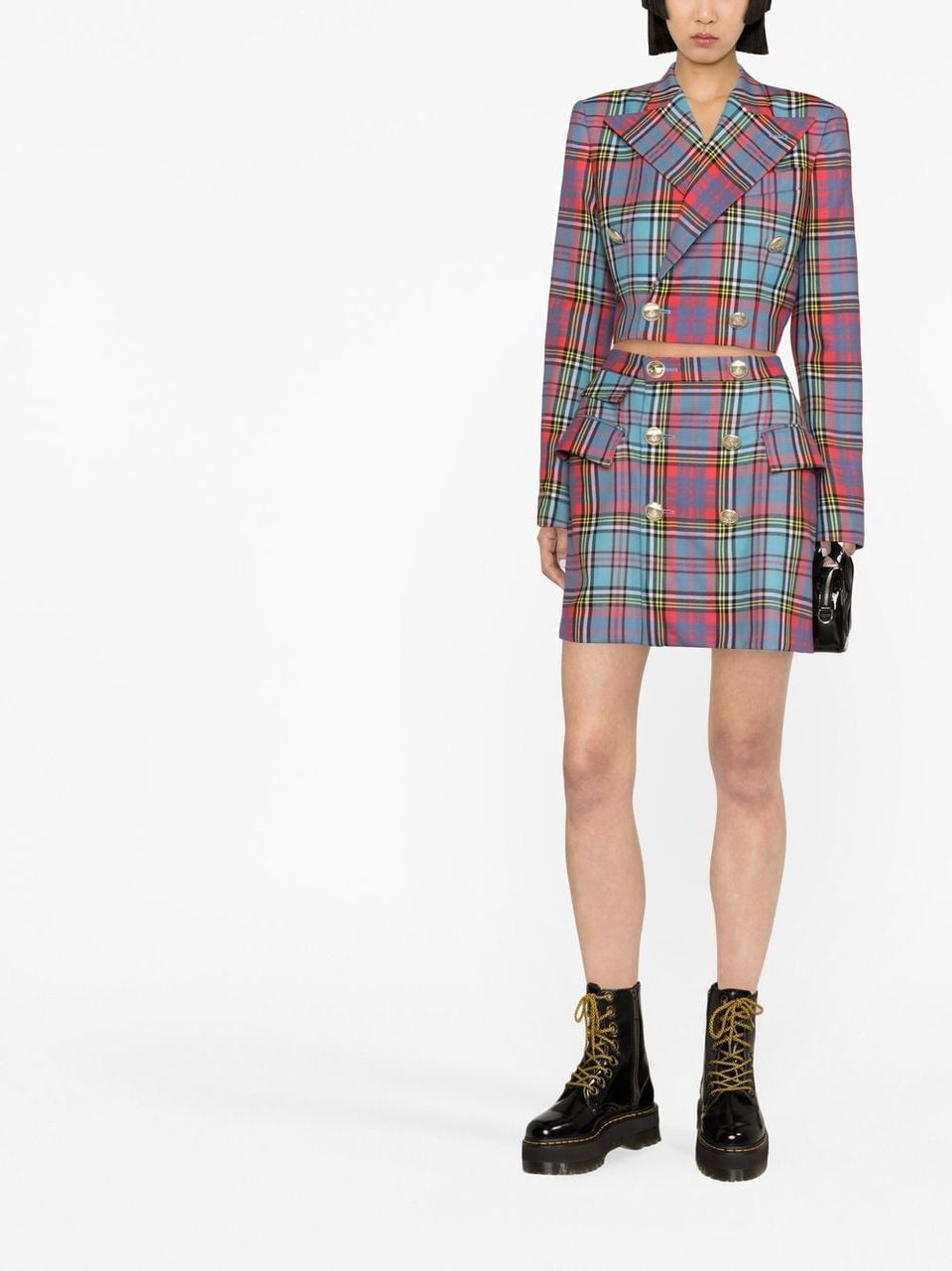 Vivienne Westwood Tartan-pattern Mini Skirt In Multi