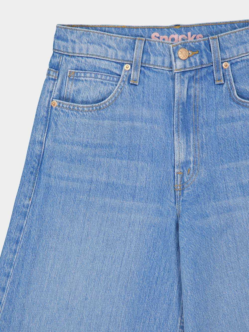 Mother Slung Sugar Cone Sneak Low-rise Flared Jeans In Blue