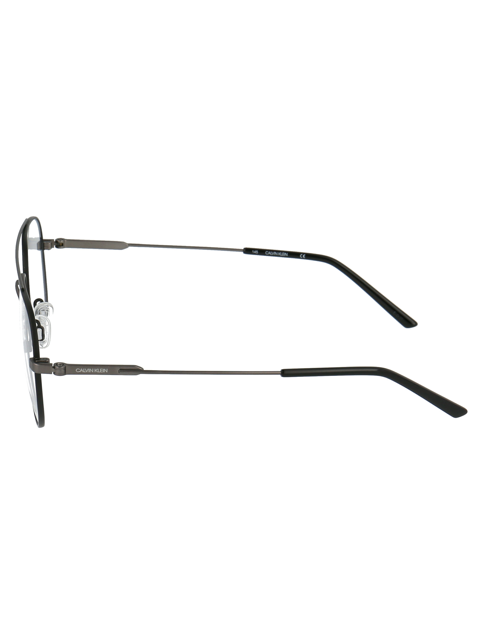 Calvin Klein Black Logo Flat Mirror In White