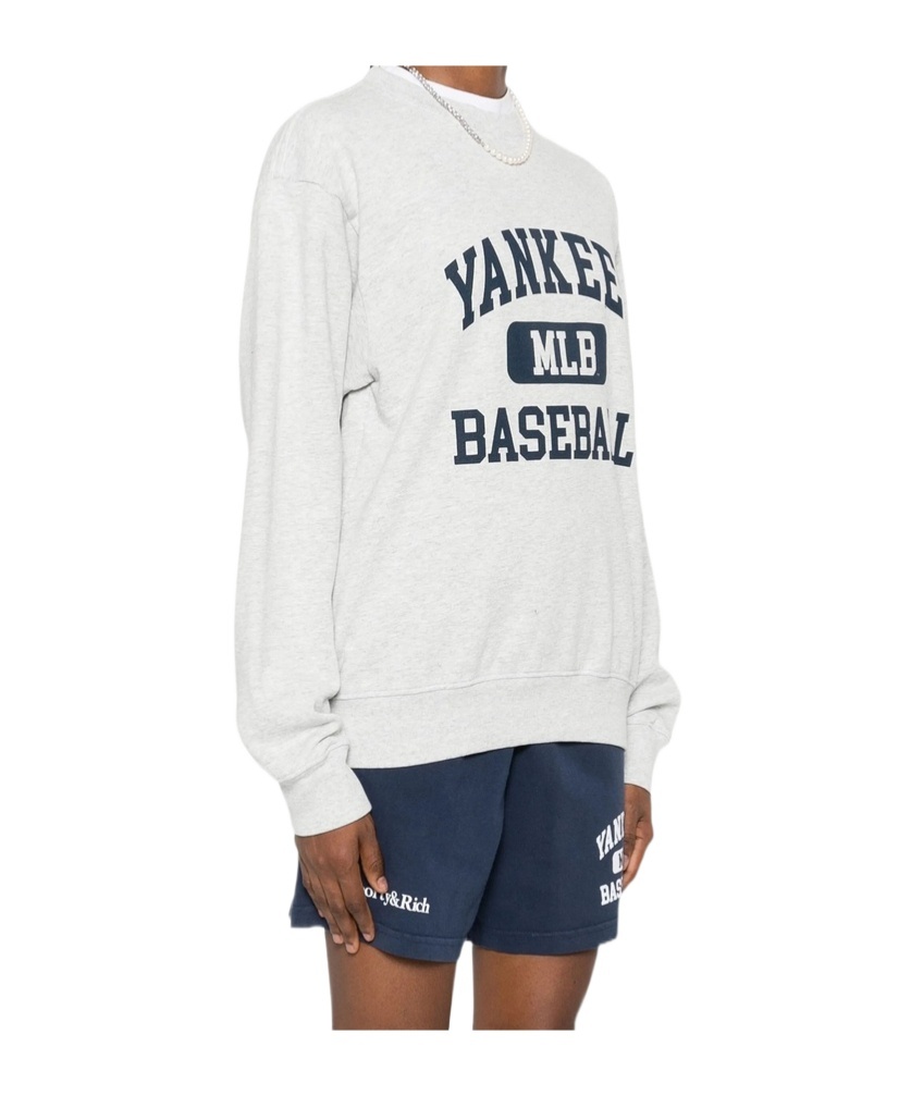 Sporty And Rich Crew Neck Sweatshirt In Gray