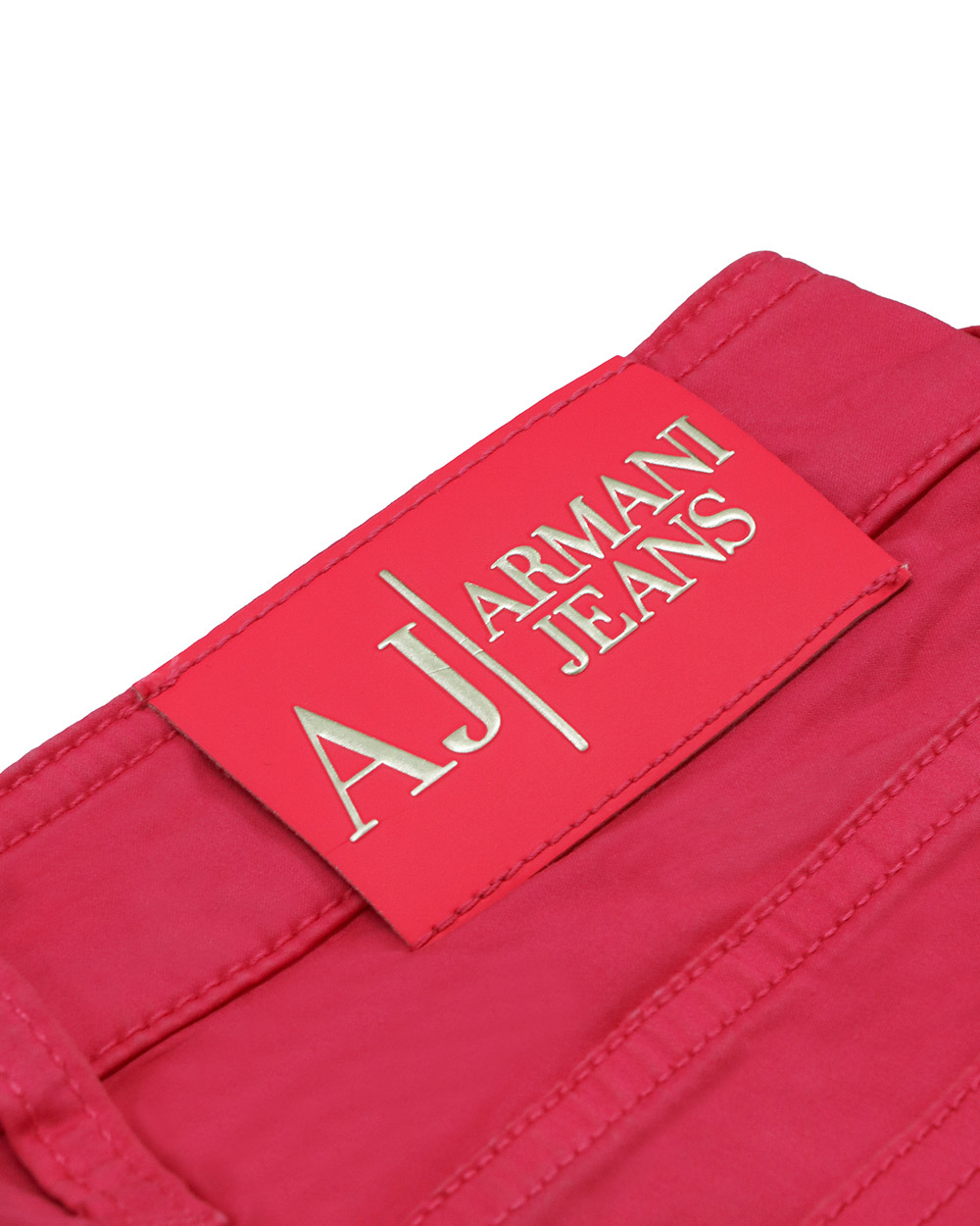 Shop Armani Jeans Belt-loop Jeans In Pink