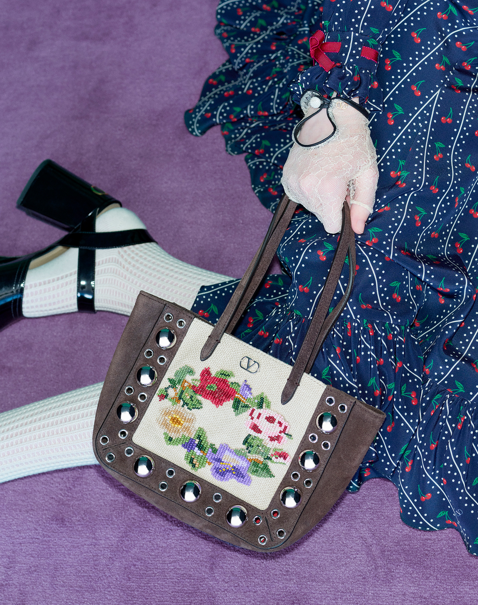 Valentino Brown Nellcote Tote Bag