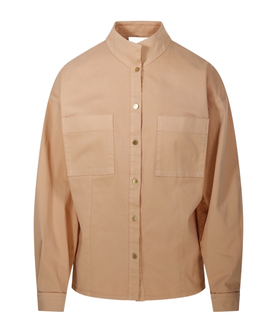 Shop Forte Forte Utility-style Shirt In Nude