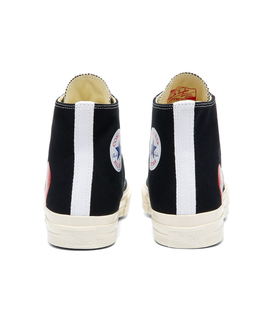 Comme Des Garçons Play X Converse X Converse High-top Sneakers In Black