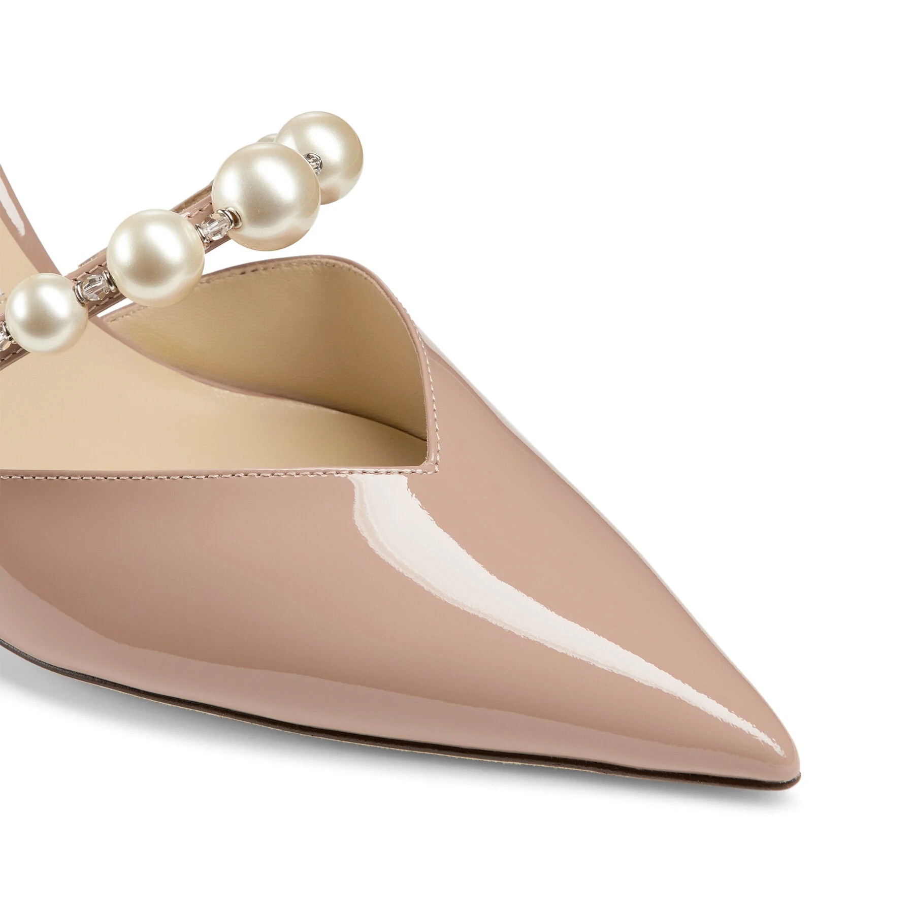 Jimmy Choo Thin Sole And Shallow Cut High Heels In Nude