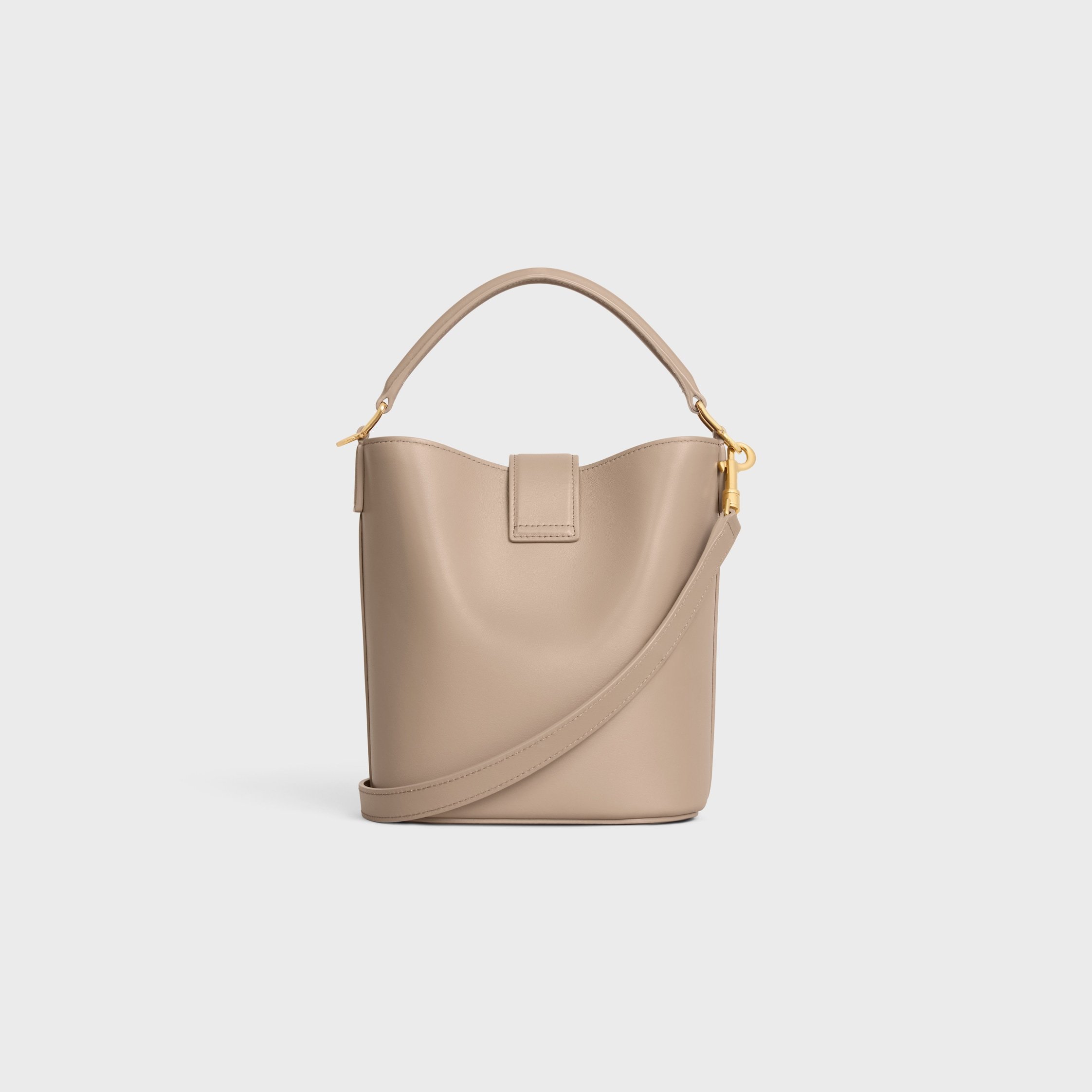 Celine Small Bucket Louise In Smooth Calfskin In Neutral
