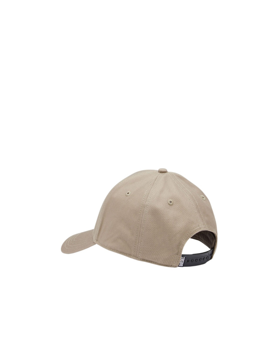 Diesel Logo-embroidered Cotton Cap In Nude