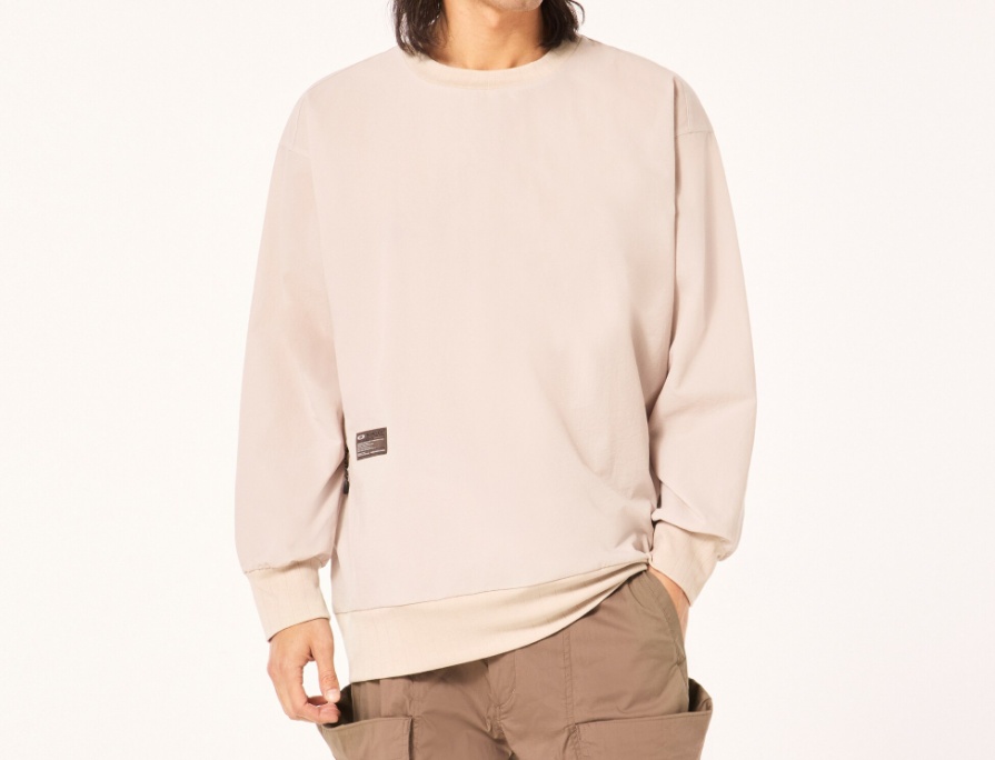Oakley Long Sleeve Crew Neck Sweater With Patch