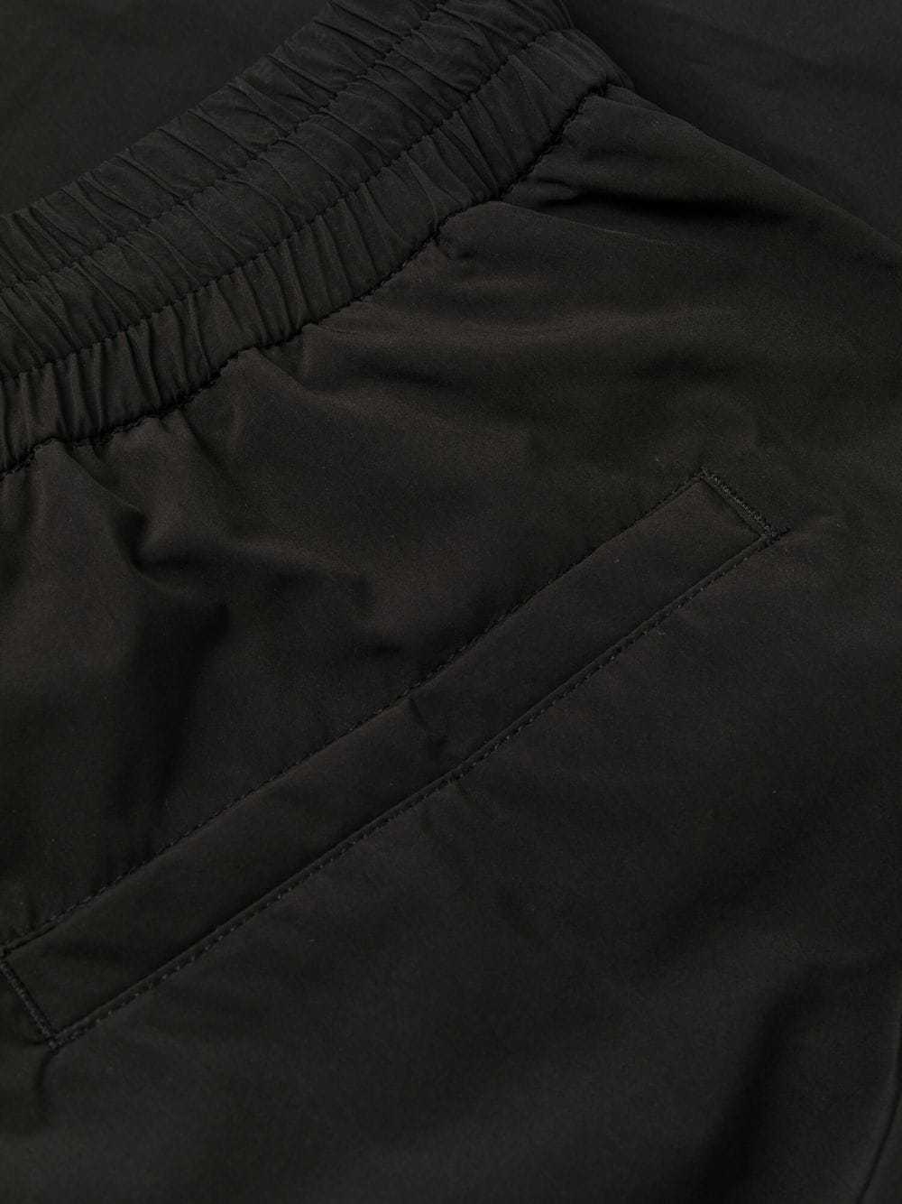 Off-white Logo Patch Track Pants In Black