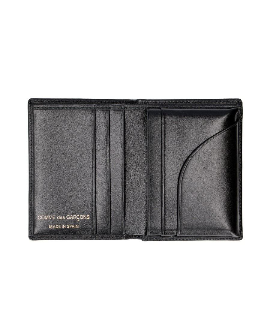 Comme Des Garçons Compact Wallet In Black