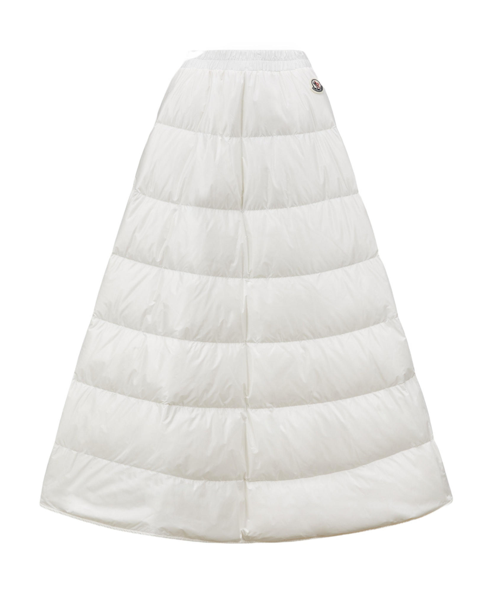 Moncler Padded Midi Skirt In White
