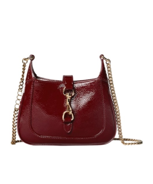 Gucci Jackie Notte Mini Leather Shoulder Bag In Brown