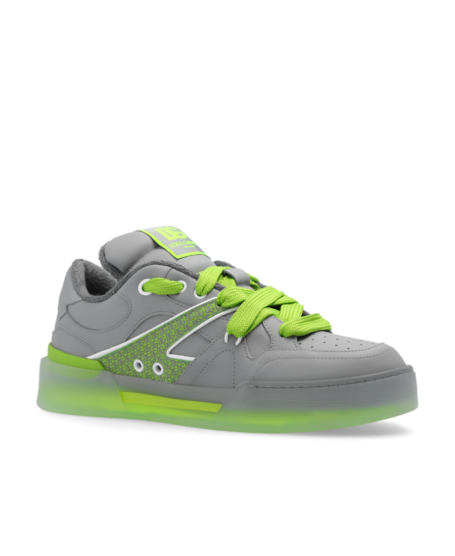 Dolce & Gabbana Modern Low-top Sneakers Featuring Eyelet Detailing In Gray