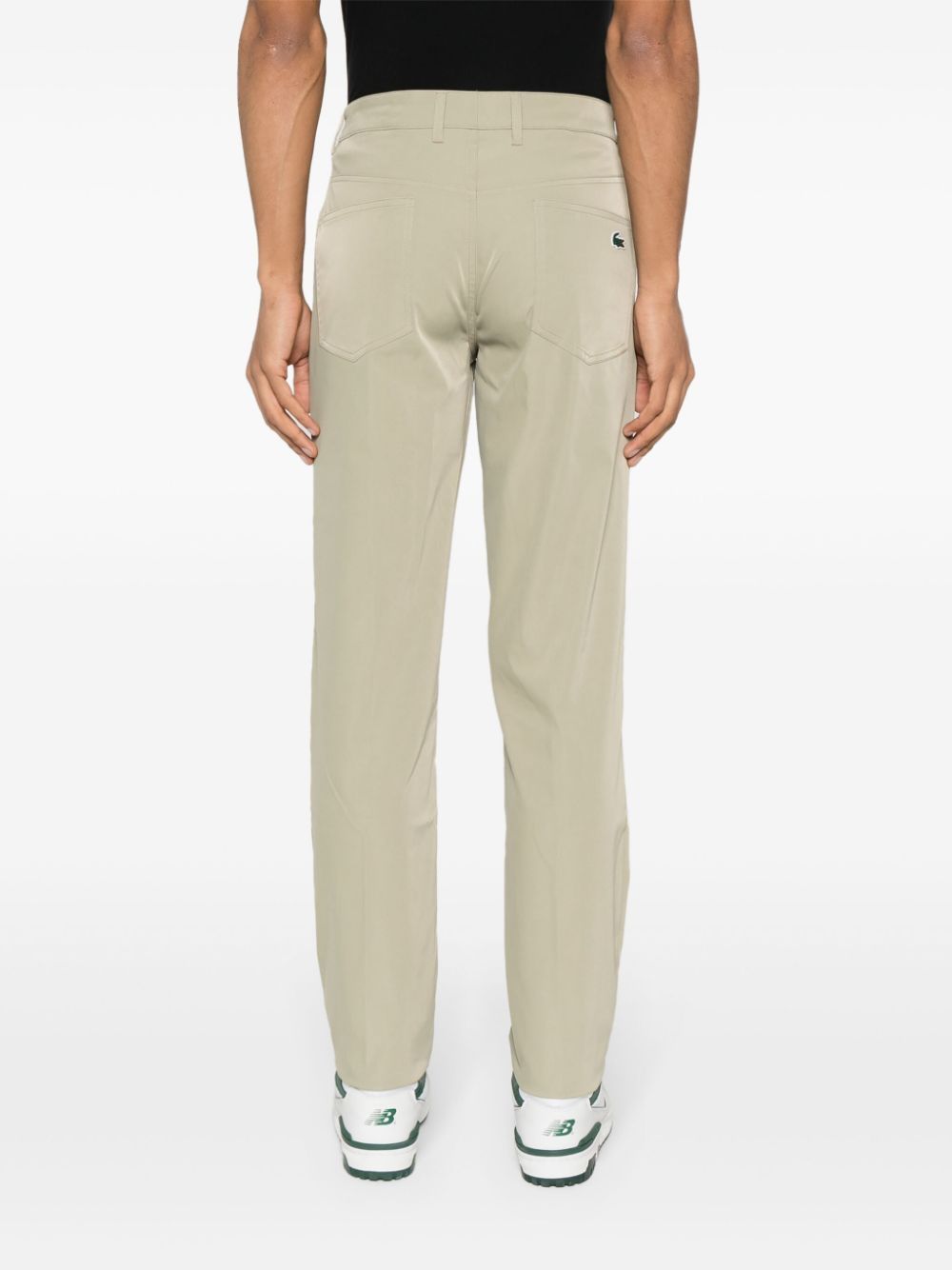 Lacoste Belt Loop Track Pants In Nude