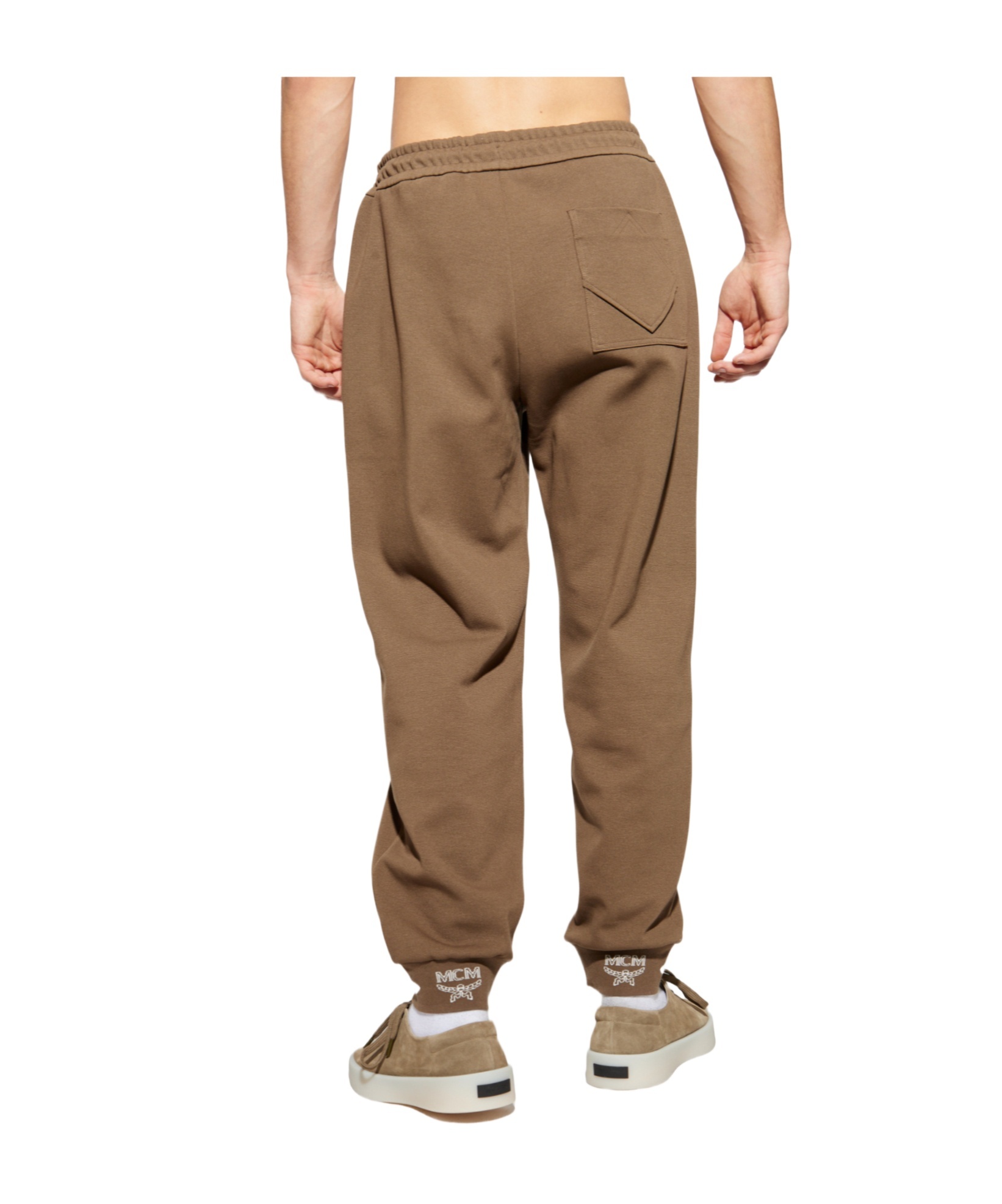 Mcm Drawstring Sweatpants In Brown
