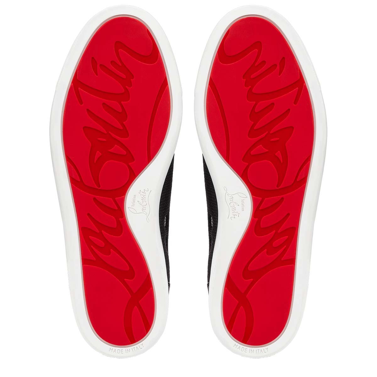 Christian Louboutin F.a.v Fique A Vontade Low Top Sneaker In Black