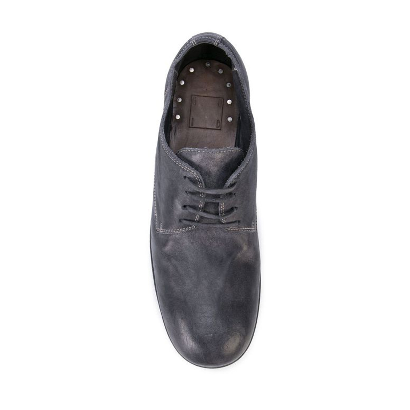 Guidi 992 Lacing Oxford Shoes In Black