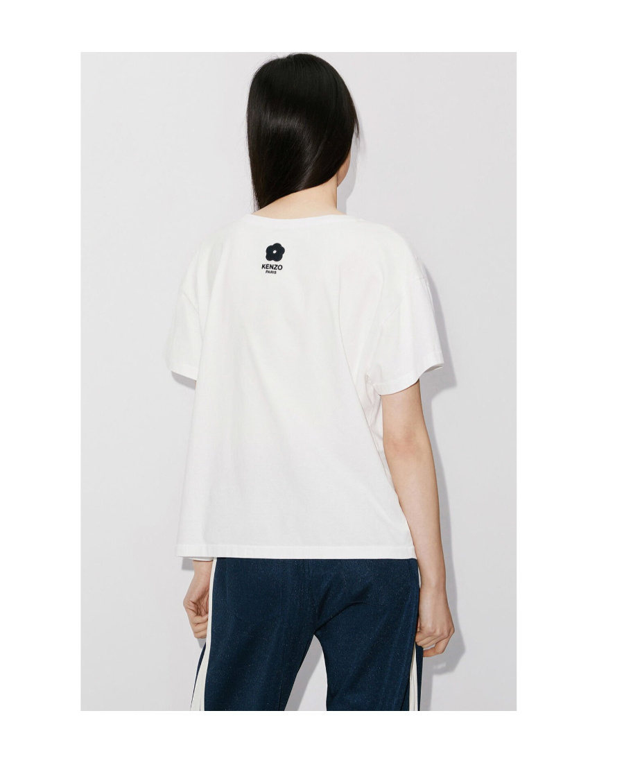 Kenzo Logo-print Short-sleeve T-shirt In White