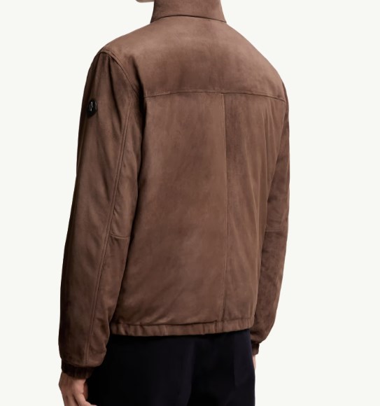 Moncler Cernay Reversible Short Down Jacket In Brown