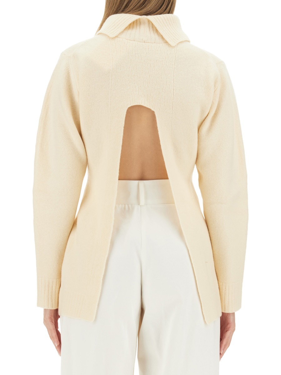Jil Sander Turtleneck Shirt In Nude