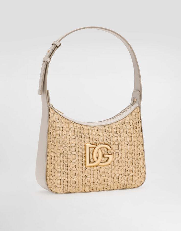 Dolce & Gabbana Rafia Crochet Shoulder Bag