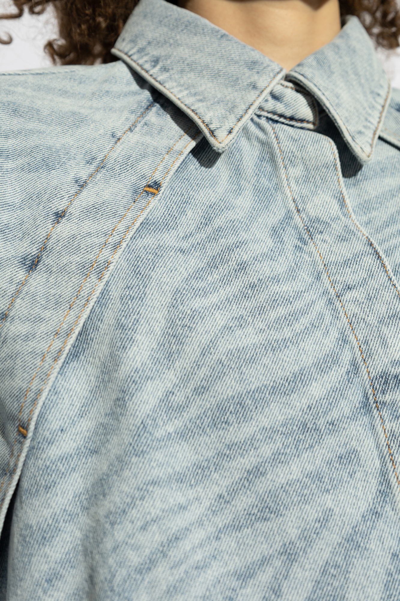 Iro Eslem Denim Jacket In Gray