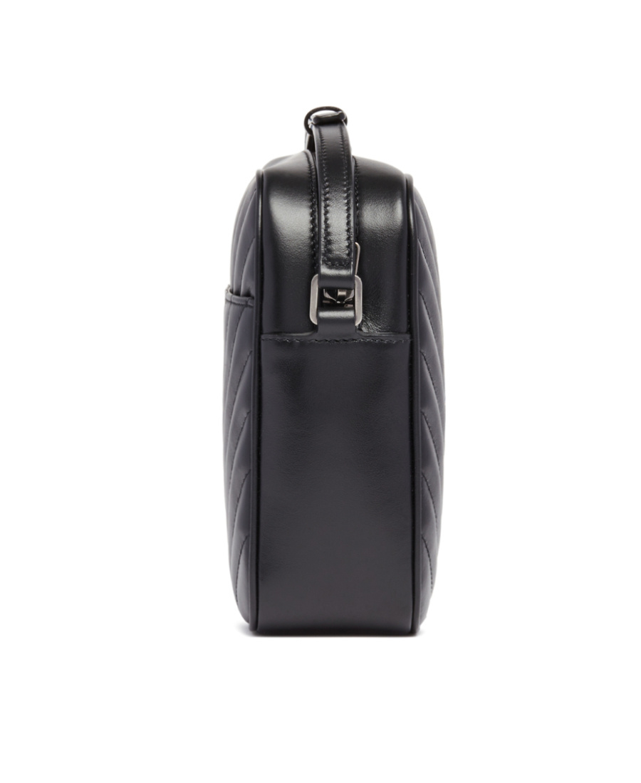 Saint Laurent Lou Leather Camera Bag In Black