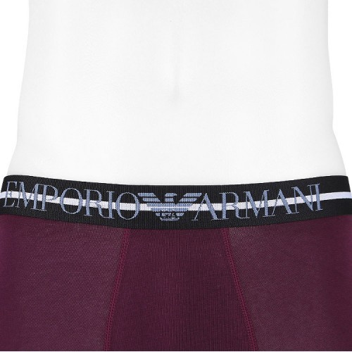 Emporio Armani Three-piece Suit Of Logo Underwear In Black