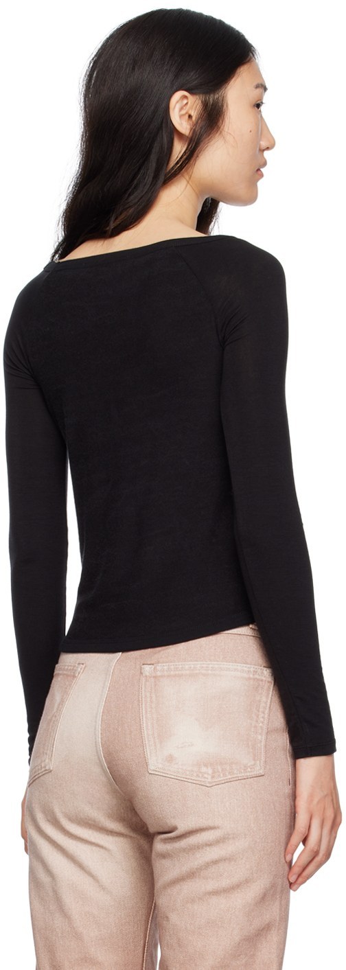 Our Legacy Lyocell-blend Knitted Top In Black