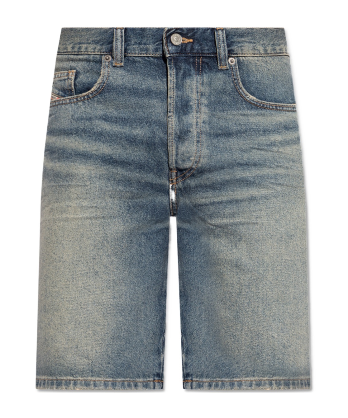 Diesel Denim Shorts Trousers Light Blue In Gray