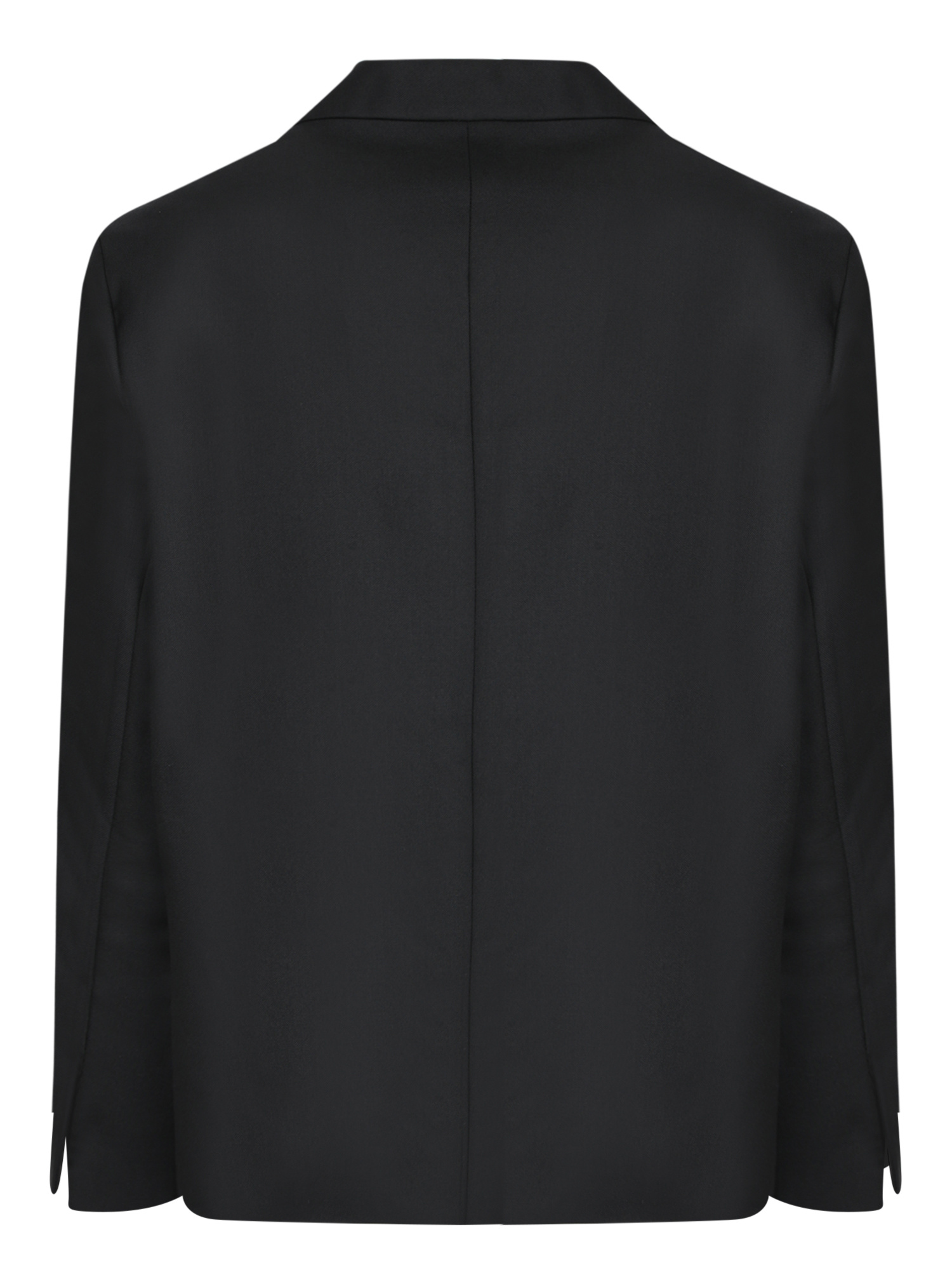 Séfr Tailored Black Blazer With Notch Lapels In Black