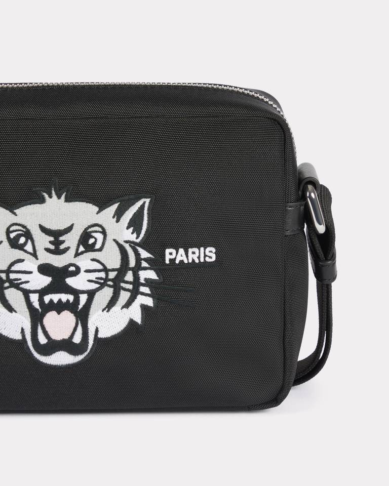 Kenzo Happy Tiger Crossbody Bag In Black