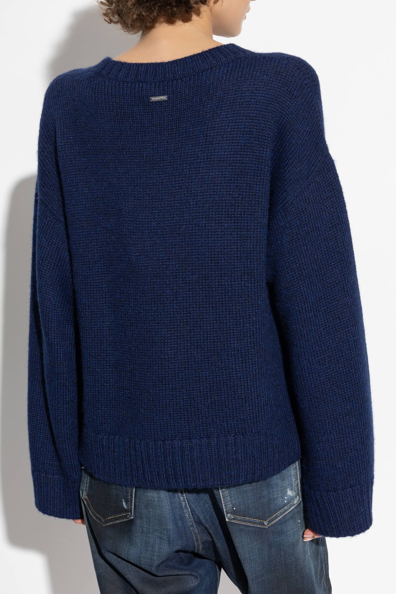 Dsquared2 Long-sleeved Sweater In Black