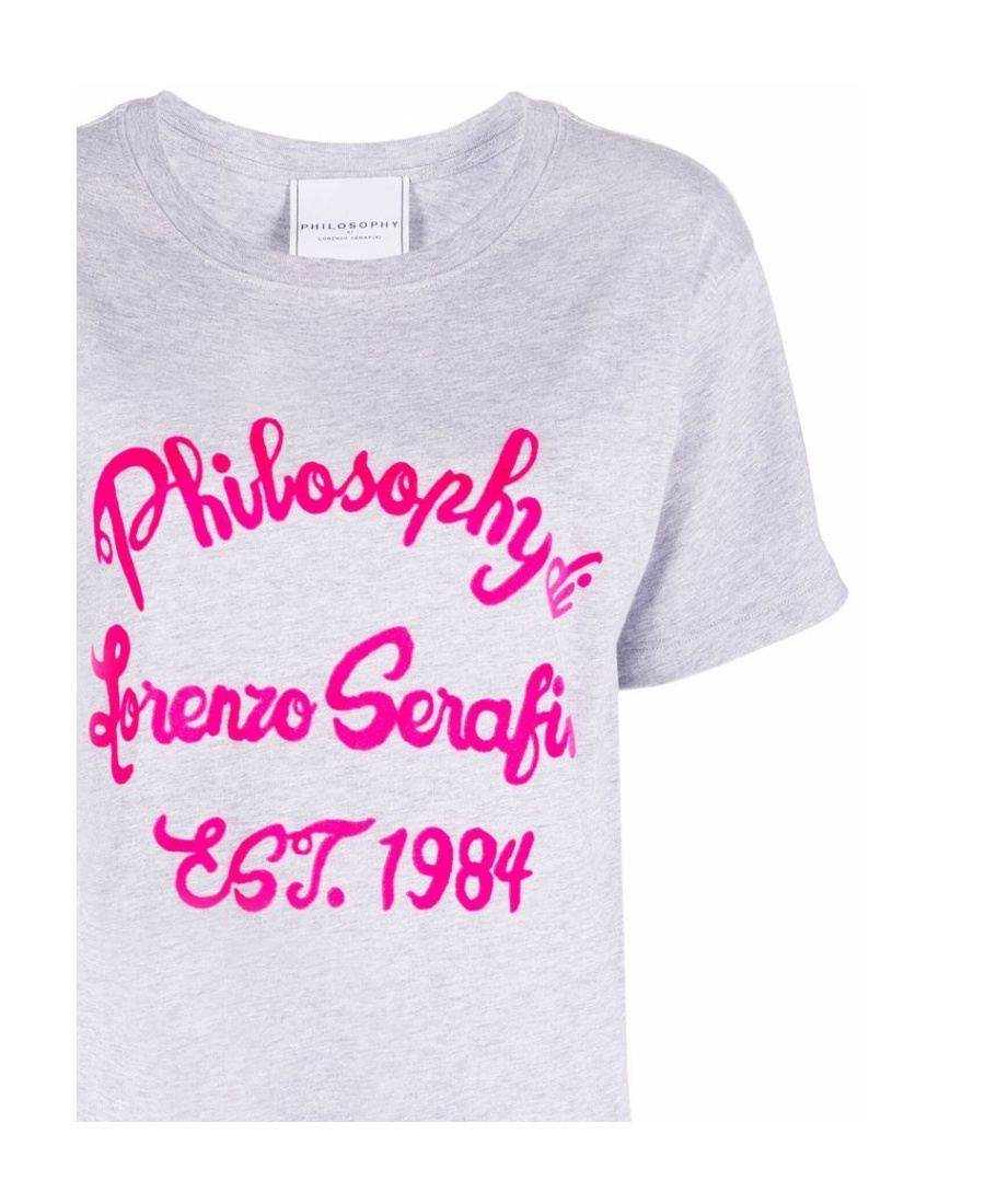 Philosophy Di Lorenzo Serafini Logo Printed T-shirt In White