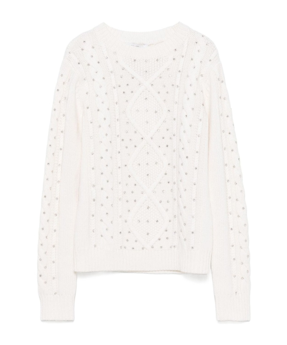 Max Mara Onde Sweater In White